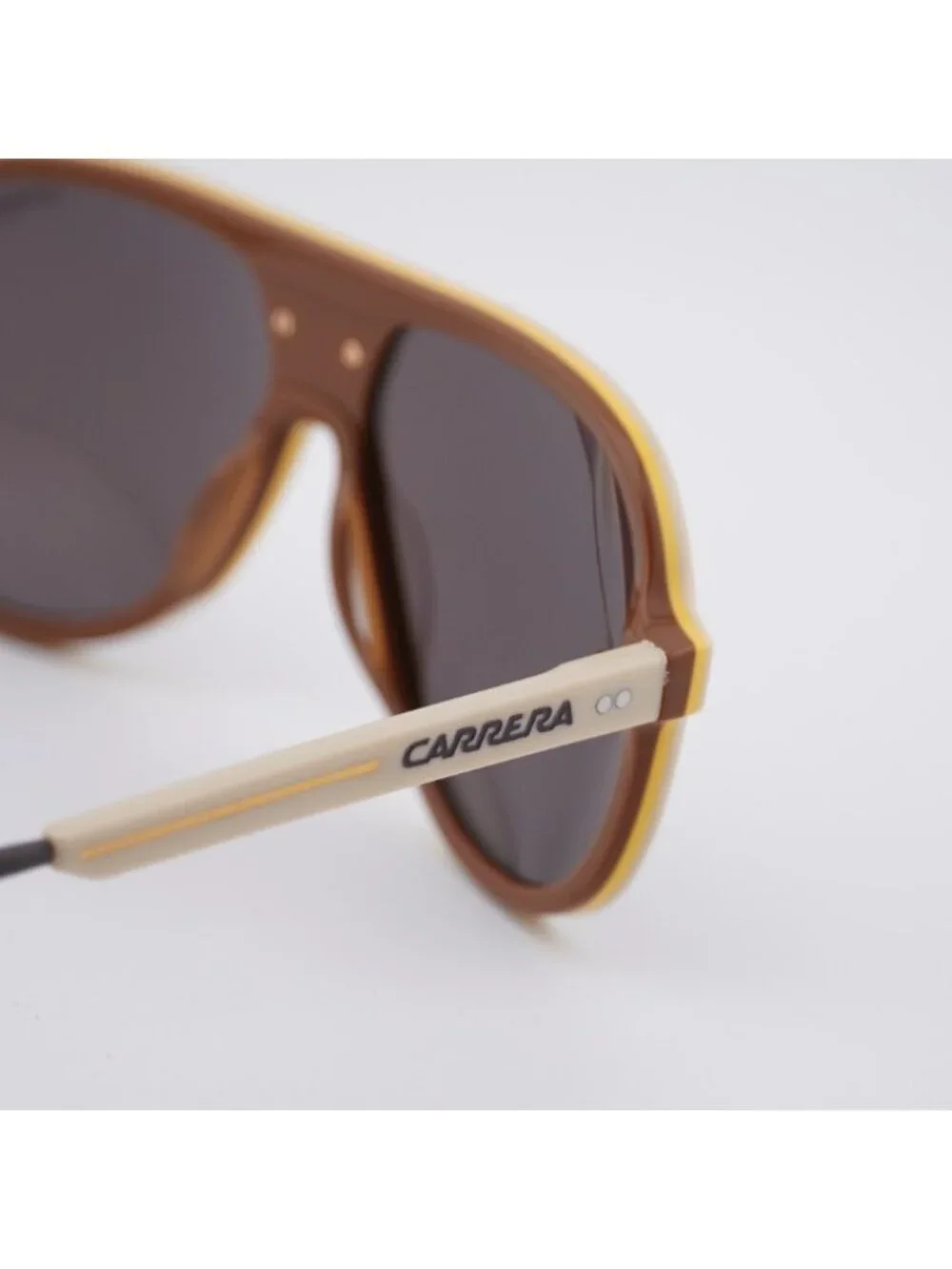 Carrera C SPORT 07/S 010A K2 Sunglasses Beige Aviator Frame, Mauve Lenses